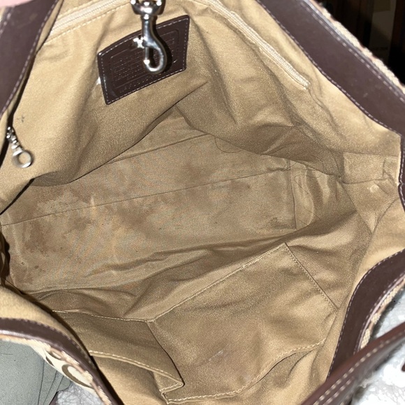 Coach EUC Park Signature Hobo bag and matching wallet - Picture 3 of 9